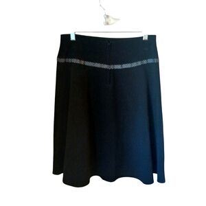 Joe Benbasset Women's Vintage  Black Skirt With Ribbon Detail Size 8
